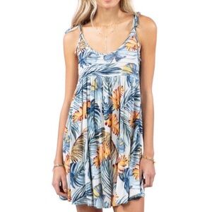 RIP CURL Floral Sayulita Crinkle Sundress